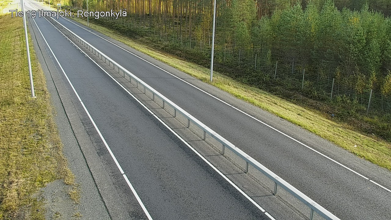 Weather Camera Image Väg 19 Ilmola, Rengonkylä, Ilmajoki, Etelä-Pohjanmaa
