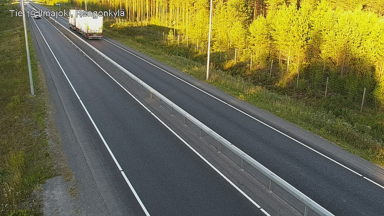 Weather Camera Image Road 19 Ilmajoki, Rengonkylä, Ilmajoki, Etelä-Pohjanmaa