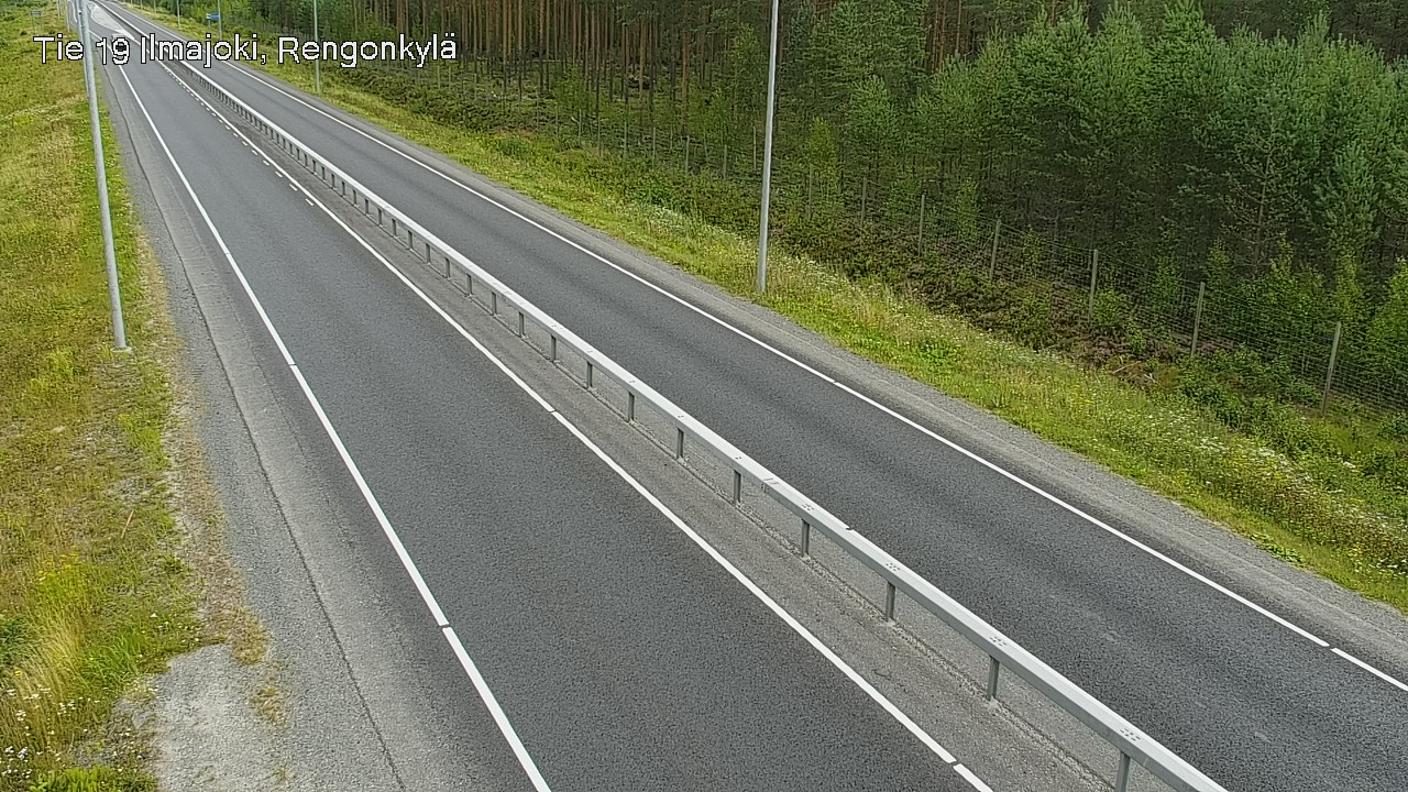 Weather Camera Image Road 19 Ilmajoki, Rengonkylä, Ilmajoki, Etelä-Pohjanmaa