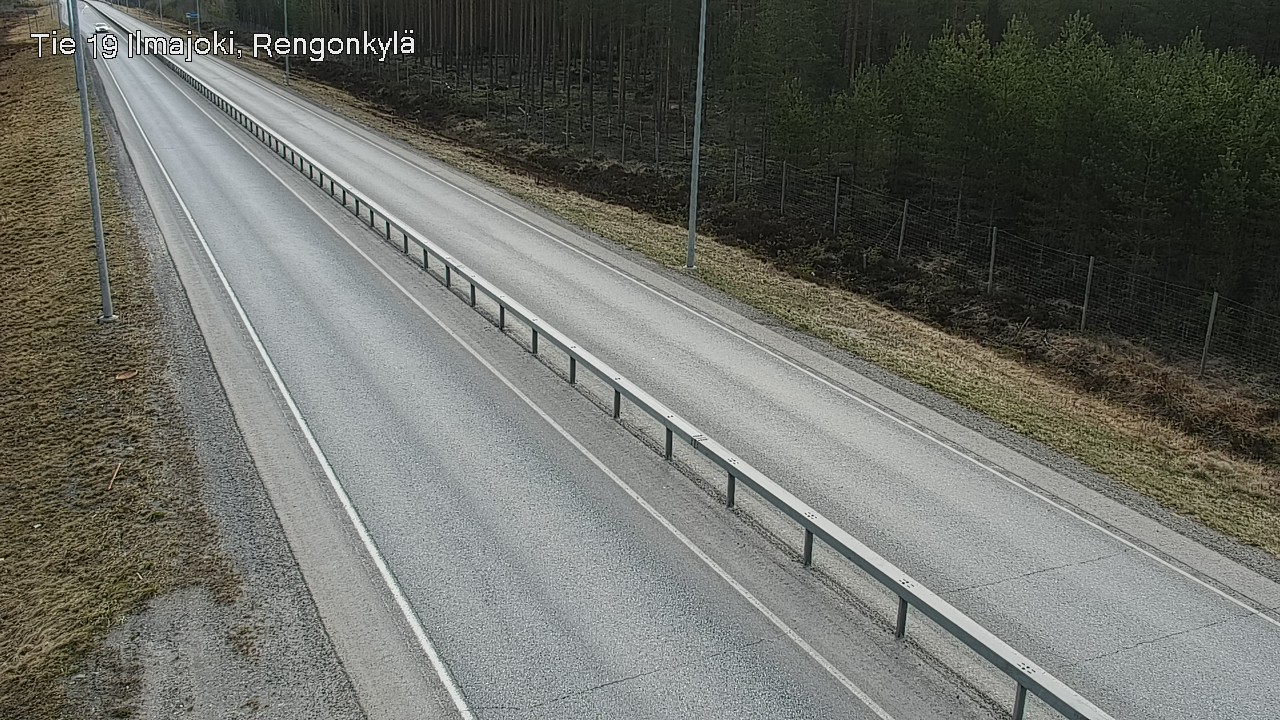 Weather Camera Image Road 19 Ilmajoki, Rengonkylä, Ilmajoki, Etelä-Pohjanmaa