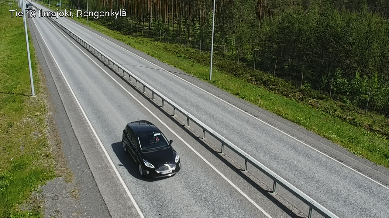 Weather Camera Image Väg 19 Ilmola, Rengonkylä, Ilmajoki, Etelä-Pohjanmaa