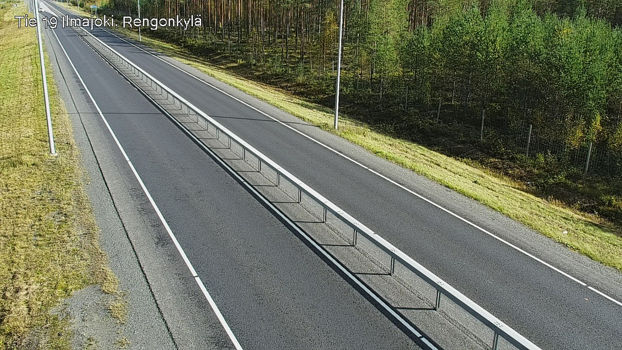 Weather Camera Image Väg 19 Ilmola, Rengonkylä, Ilmajoki, Etelä-Pohjanmaa