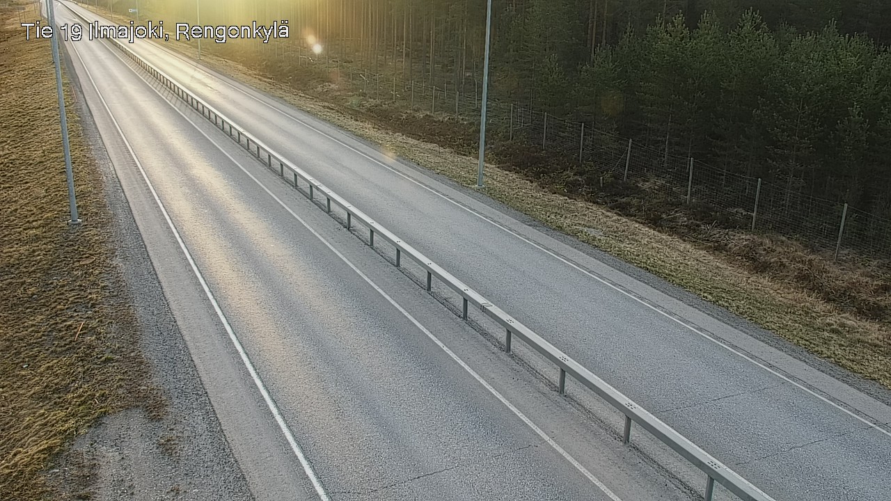 Weather Camera Image Road 19 Ilmajoki, Rengonkylä, Ilmajoki, Etelä-Pohjanmaa