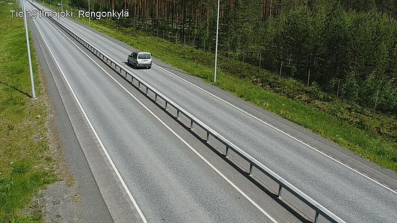 Weather Camera Image Väg 19 Ilmola, Rengonkylä, Ilmajoki, Etelä-Pohjanmaa