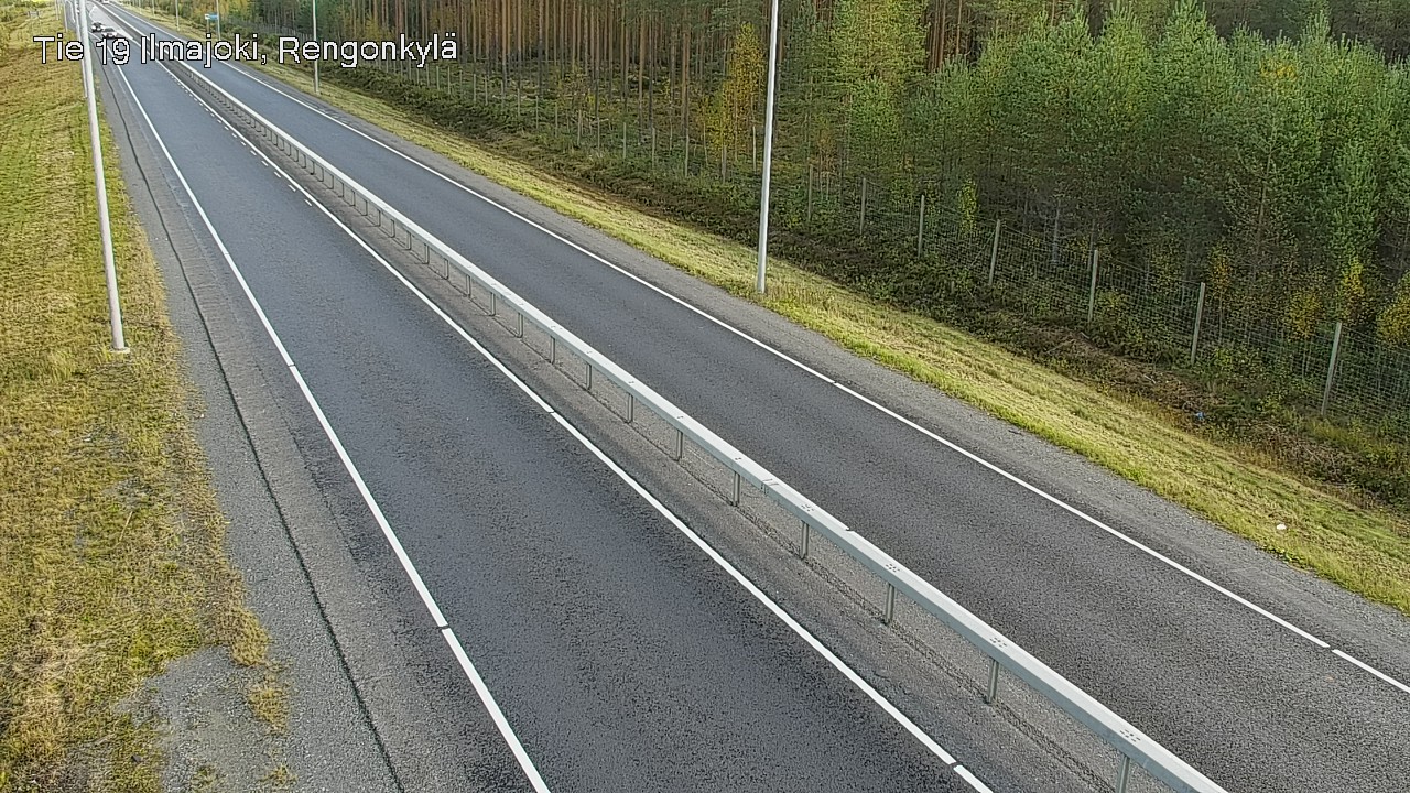 Weather Camera Image Väg 19 Ilmola, Rengonkylä, Ilmajoki, Etelä-Pohjanmaa