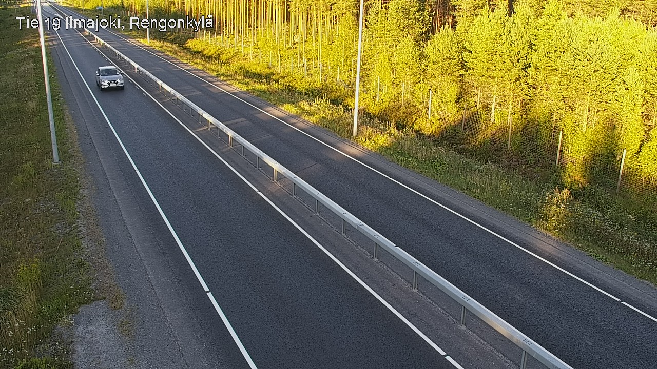 Weather Camera Image Road 19 Ilmajoki, Rengonkylä, Ilmajoki, Etelä-Pohjanmaa