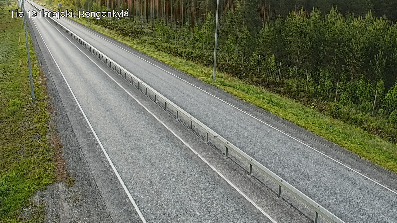 Weather Camera Image Road 19 Ilmajoki, Rengonkylä, Ilmajoki, Etelä-Pohjanmaa