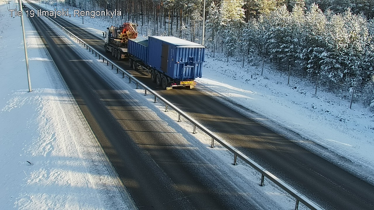 Weather Camera Image Road 19 Ilmajoki, Rengonkylä, Ilmajoki, Etelä-Pohjanmaa