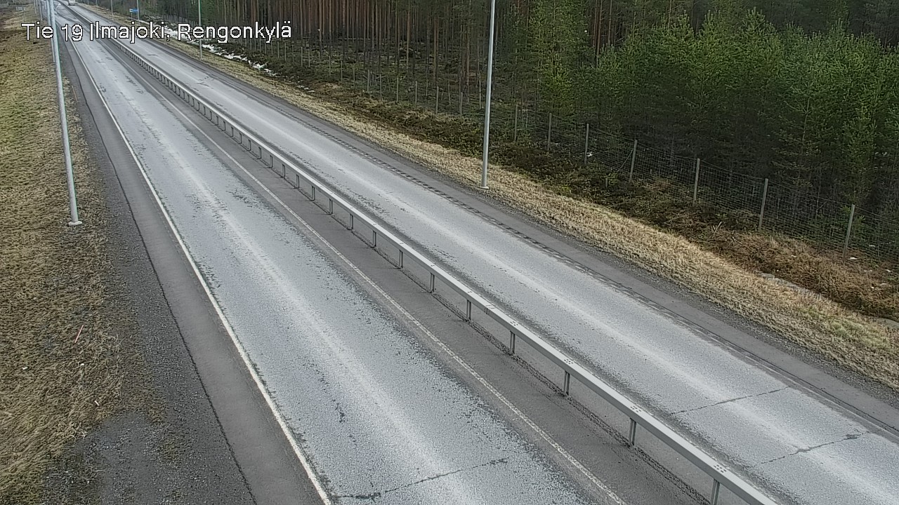 Weather Camera Image Väg 19 Ilmola, Rengonkylä, Ilmajoki, Etelä-Pohjanmaa