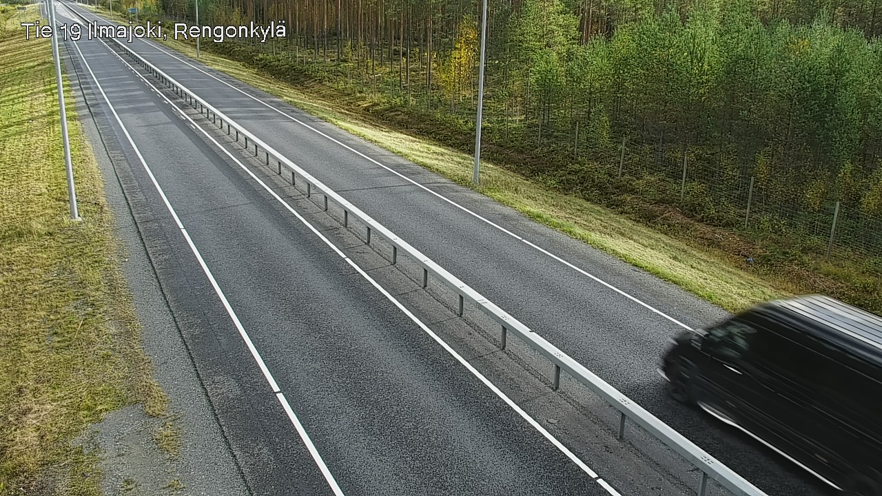 Weather Camera Image Väg 19 Ilmola, Rengonkylä, Ilmajoki, Etelä-Pohjanmaa