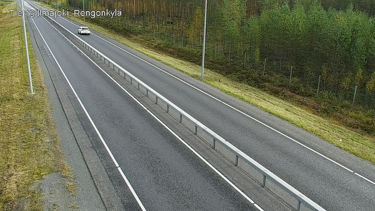 Weather Camera Image Väg 19 Ilmola, Rengonkylä, Ilmajoki, Etelä-Pohjanmaa