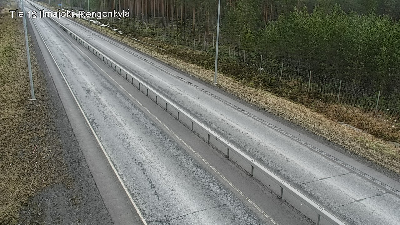 Weather Camera Image Väg 19 Ilmola, Rengonkylä, Ilmajoki, Etelä-Pohjanmaa
