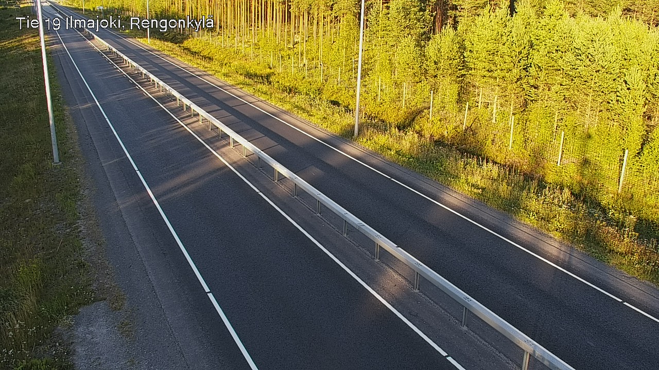 Weather Camera Image Road 19 Ilmajoki, Rengonkylä, Ilmajoki, Etelä-Pohjanmaa
