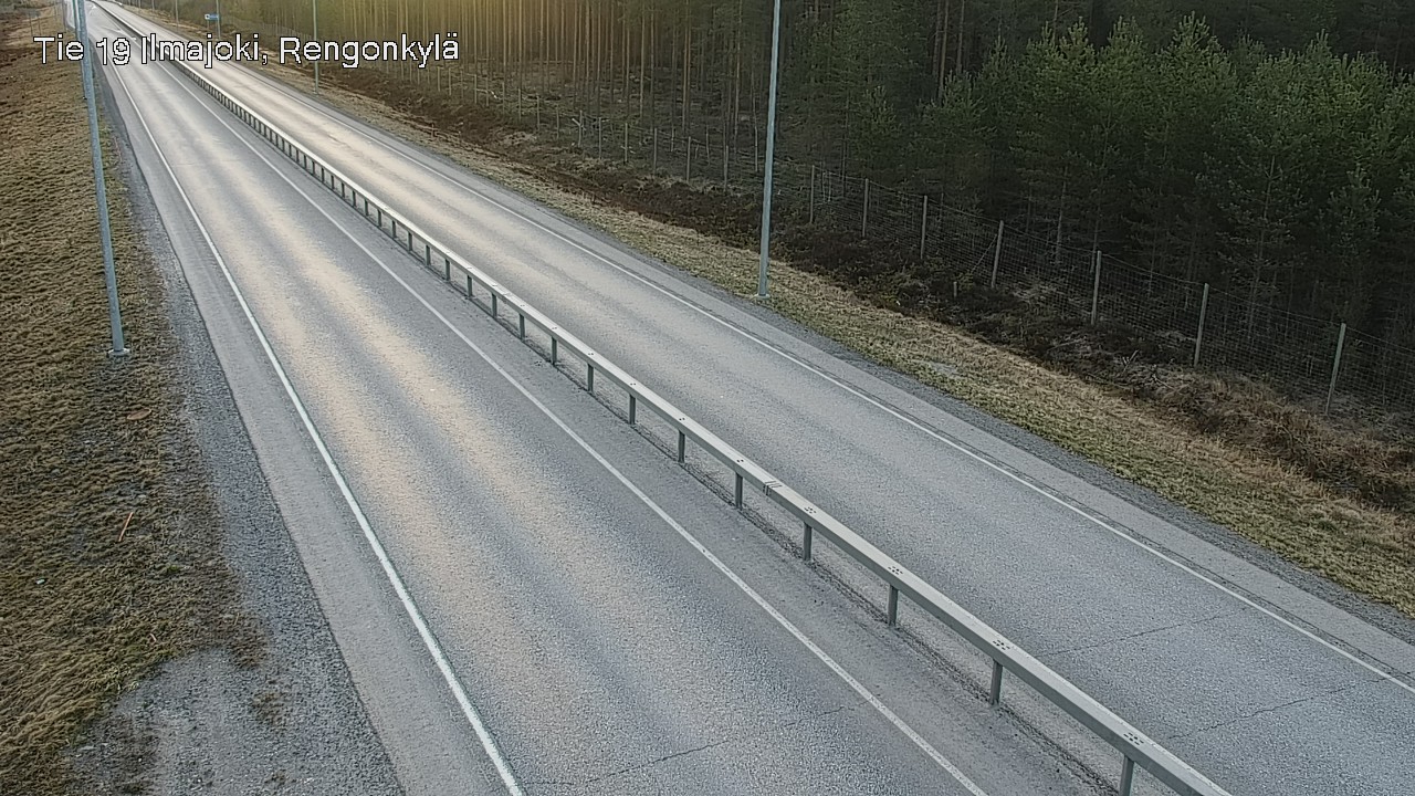 Weather Camera Image Road 19 Ilmajoki, Rengonkylä, Ilmajoki, Etelä-Pohjanmaa