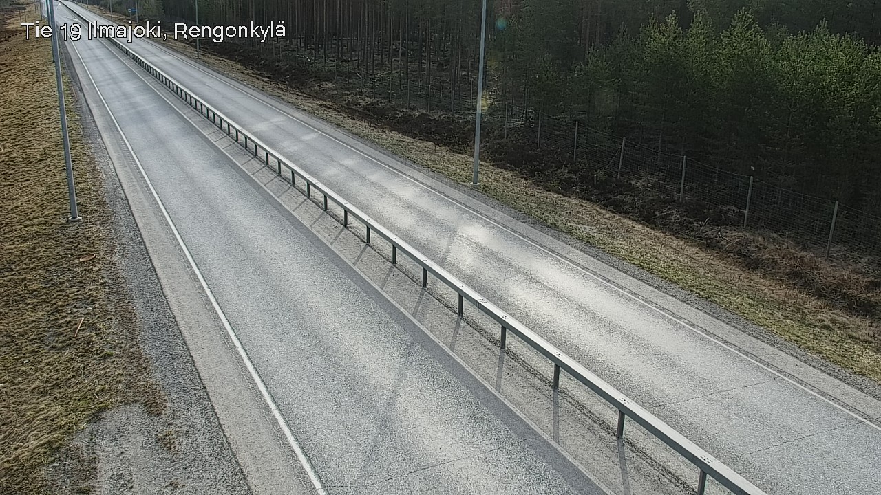 Weather Camera Image Road 19 Ilmajoki, Rengonkylä, Ilmajoki, Etelä-Pohjanmaa