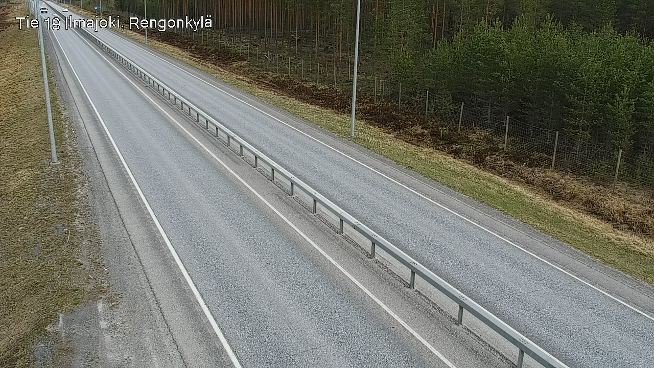 Weather Camera Image Väg 19 Ilmola, Rengonkylä, Ilmajoki, Etelä-Pohjanmaa