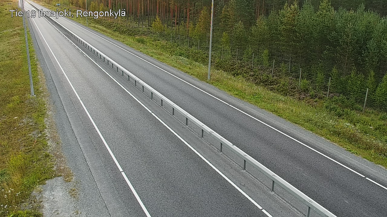 Weather Camera Image Road 19 Ilmajoki, Rengonkylä, Ilmajoki, Etelä-Pohjanmaa