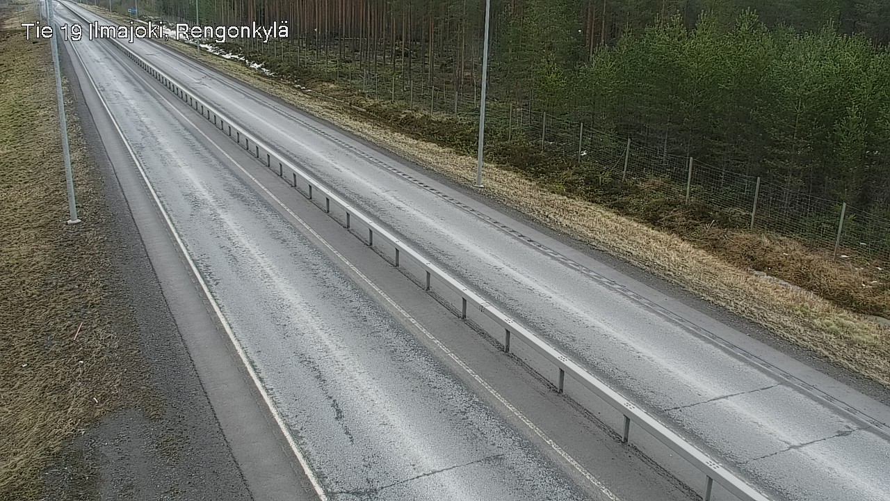Weather Camera Image Väg 19 Ilmola, Rengonkylä, Ilmajoki, Etelä-Pohjanmaa