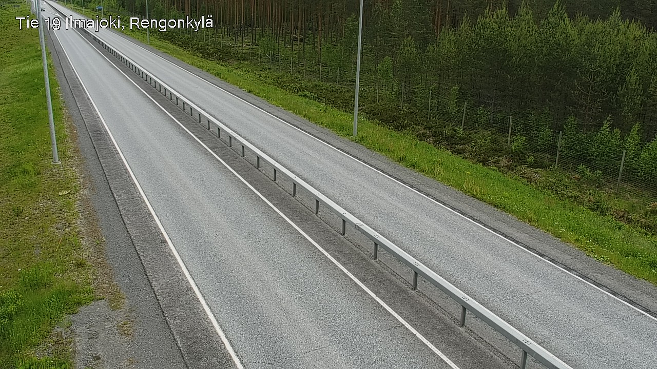 Weather Camera Image Road 19 Ilmajoki, Rengonkylä, Ilmajoki, Etelä-Pohjanmaa