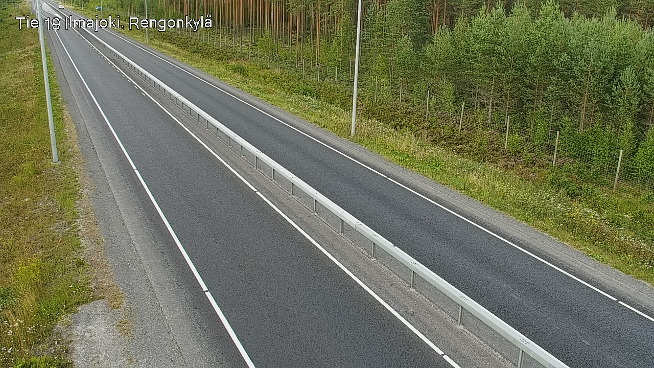 Weather Camera Image Road 19 Ilmajoki, Rengonkylä, Ilmajoki, Etelä-Pohjanmaa