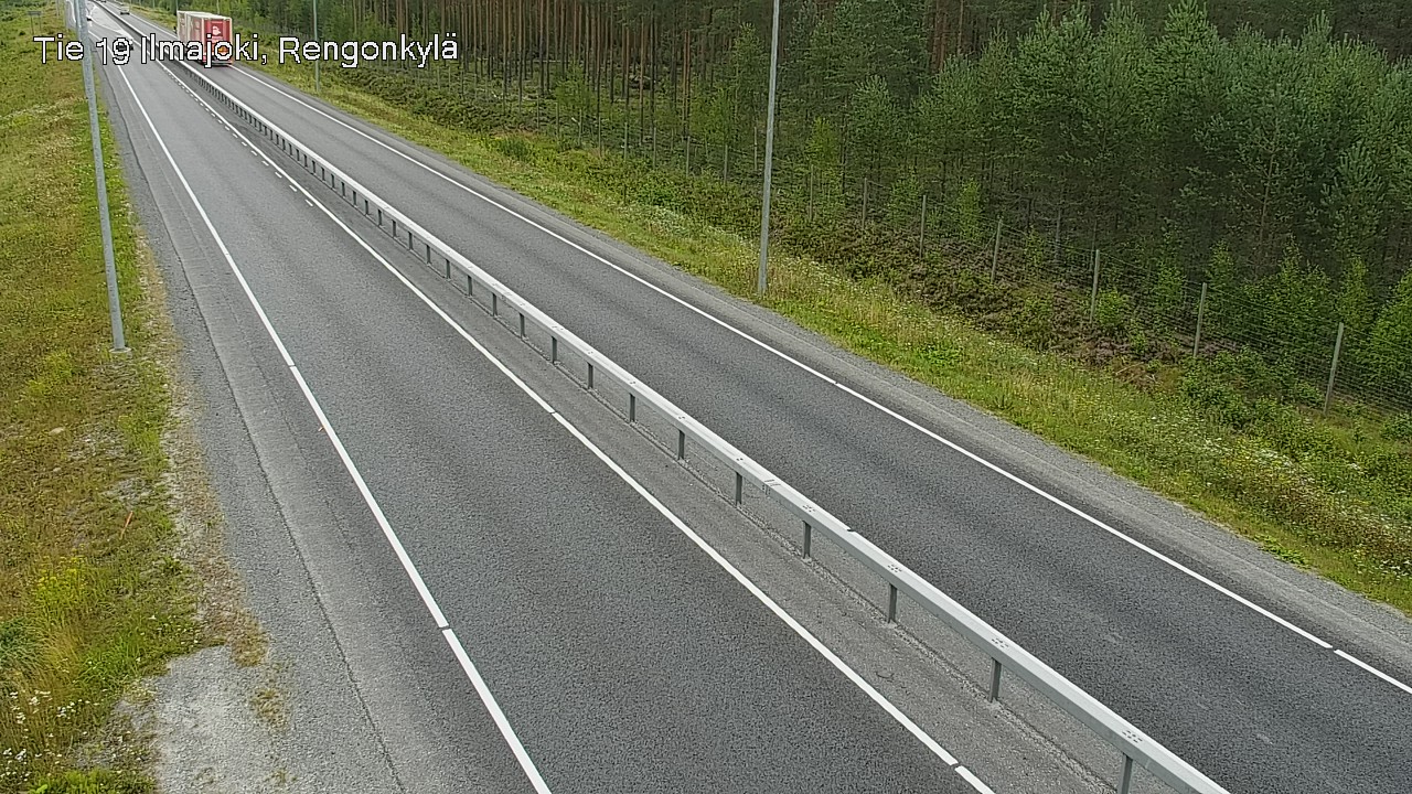 Weather Camera Image Road 19 Ilmajoki, Rengonkylä, Ilmajoki, Etelä-Pohjanmaa