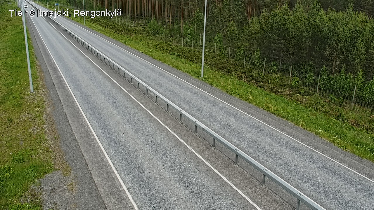 Weather Camera Image Road 19 Ilmajoki, Rengonkylä, Ilmajoki, Etelä-Pohjanmaa