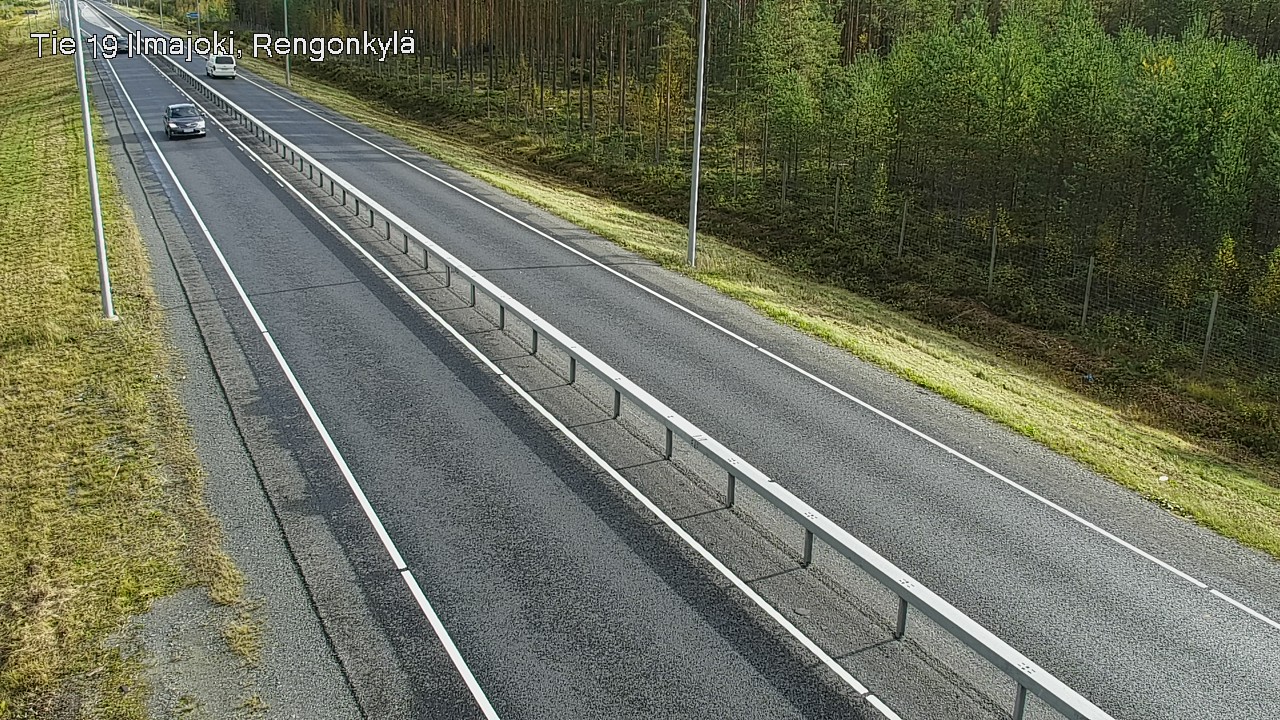 Weather Camera Image Väg 19 Ilmola, Rengonkylä, Ilmajoki, Etelä-Pohjanmaa