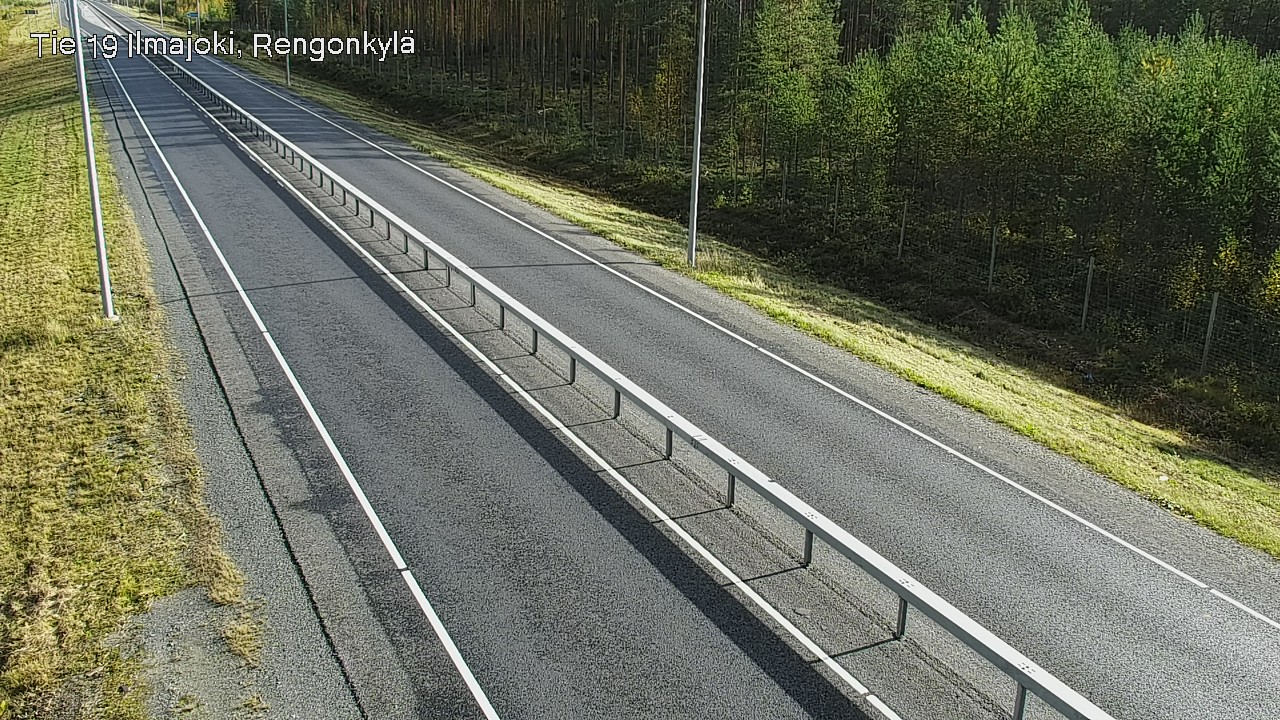 Weather Camera Image Väg 19 Ilmola, Rengonkylä, Ilmajoki, Etelä-Pohjanmaa