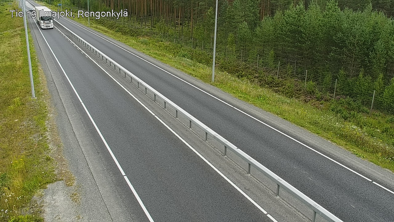 Weather Camera Image Road 19 Ilmajoki, Rengonkylä, Ilmajoki, Etelä-Pohjanmaa