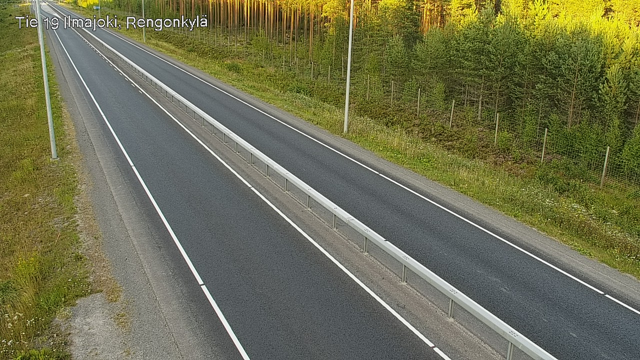 Weather Camera Image Road 19 Ilmajoki, Rengonkylä, Ilmajoki, Etelä-Pohjanmaa
