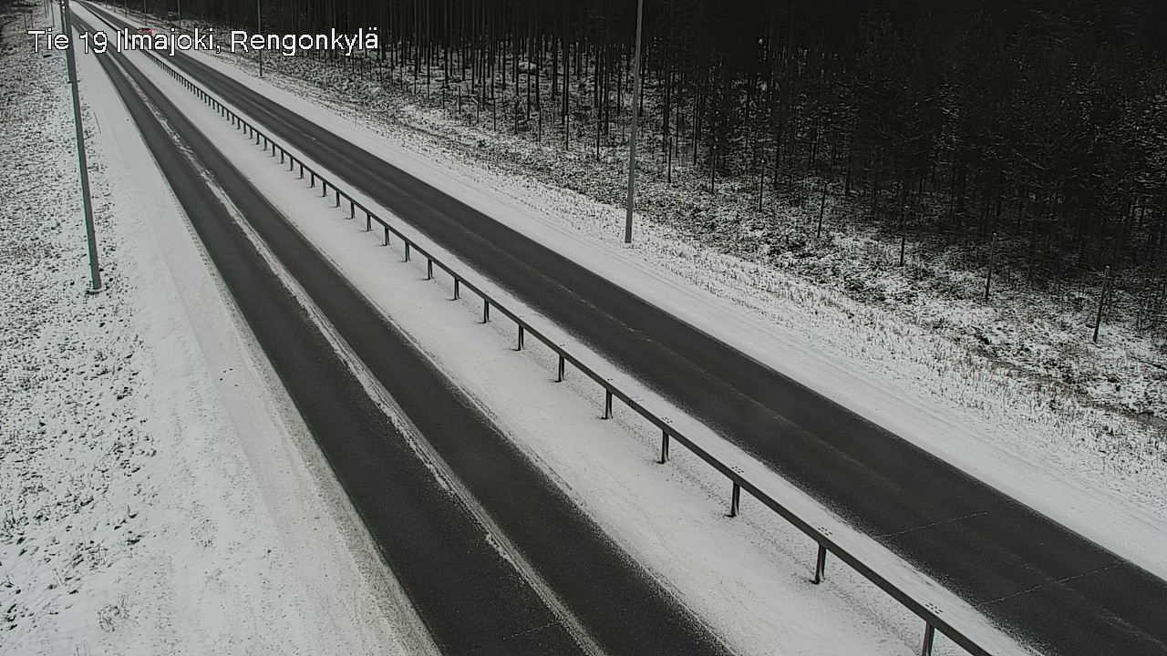 Weather Camera Image Väg 19 Ilmola, Rengonkylä, Ilmajoki, Etelä-Pohjanmaa