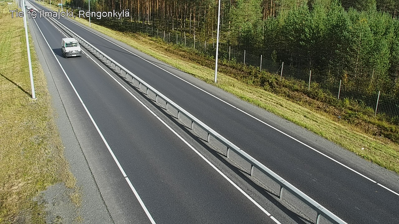 Weather Camera Image Väg 19 Ilmola, Rengonkylä, Ilmajoki, Etelä-Pohjanmaa
