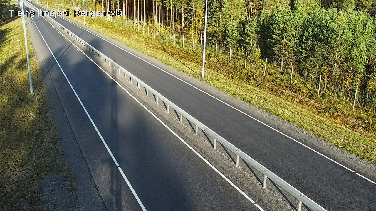 Weather Camera Image Väg 19 Ilmola, Rengonkylä, Ilmajoki, Etelä-Pohjanmaa