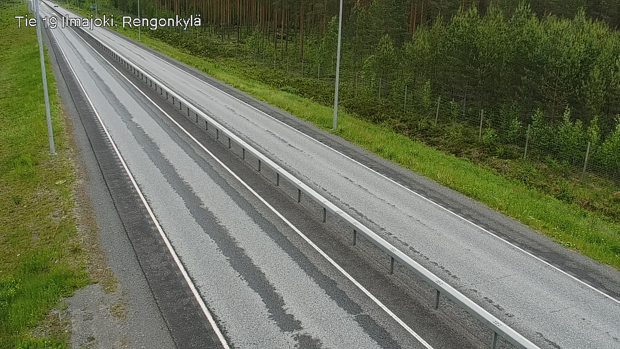 Weather Camera Image Road 19 Ilmajoki, Rengonkylä, Ilmajoki, Etelä-Pohjanmaa