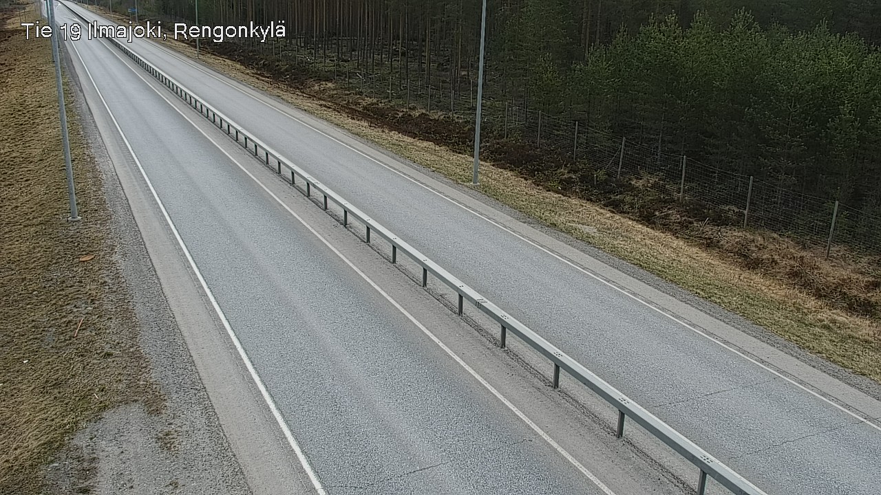 Weather Camera Image Väg 19 Ilmola, Rengonkylä, Ilmajoki, Etelä-Pohjanmaa