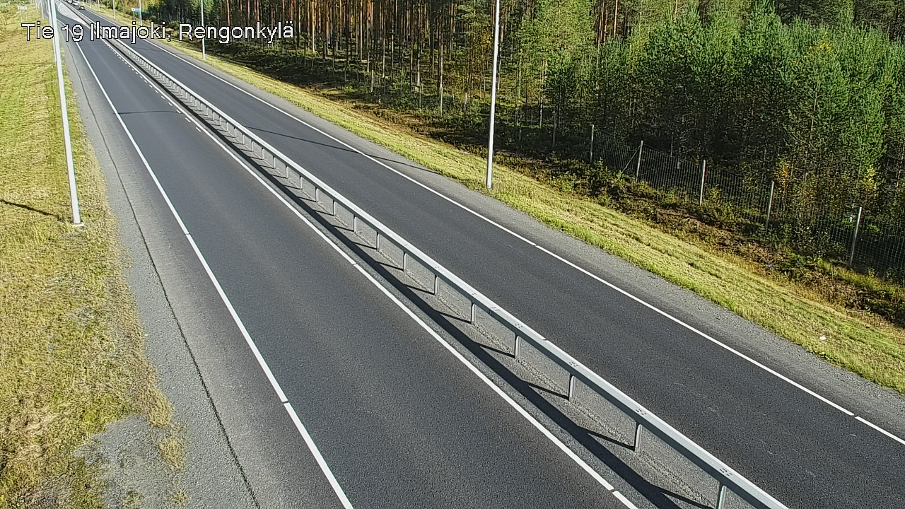 Weather Camera Image Väg 19 Ilmola, Rengonkylä, Ilmajoki, Etelä-Pohjanmaa