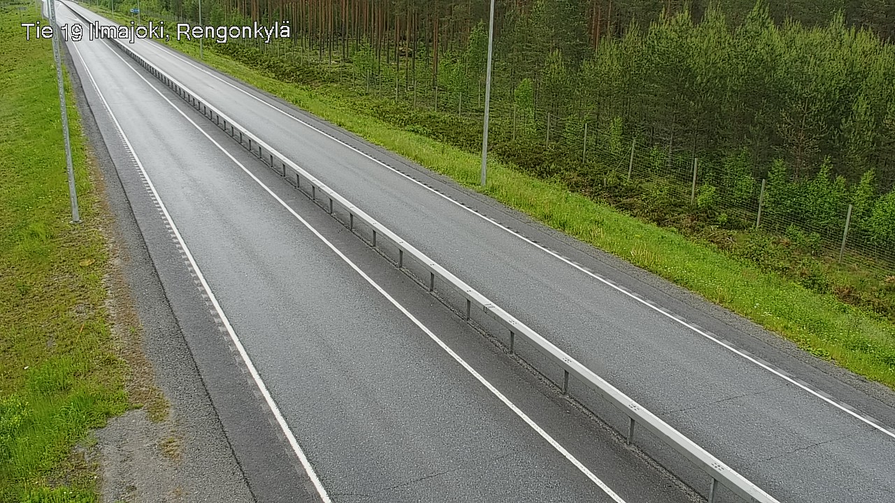 Weather Camera Image Road 19 Ilmajoki, Rengonkylä, Ilmajoki, Etelä-Pohjanmaa