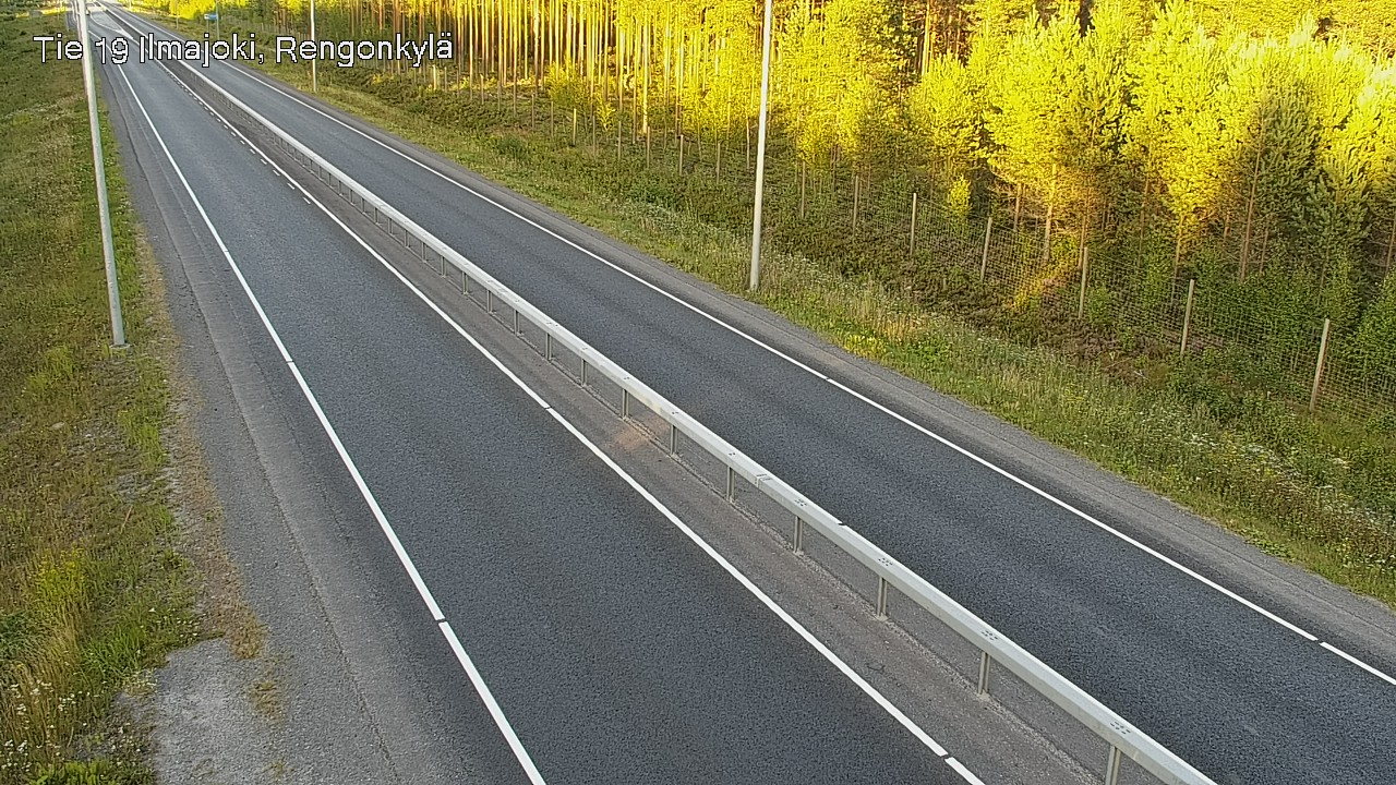 Weather Camera Image Road 19 Ilmajoki, Rengonkylä, Ilmajoki, Etelä-Pohjanmaa