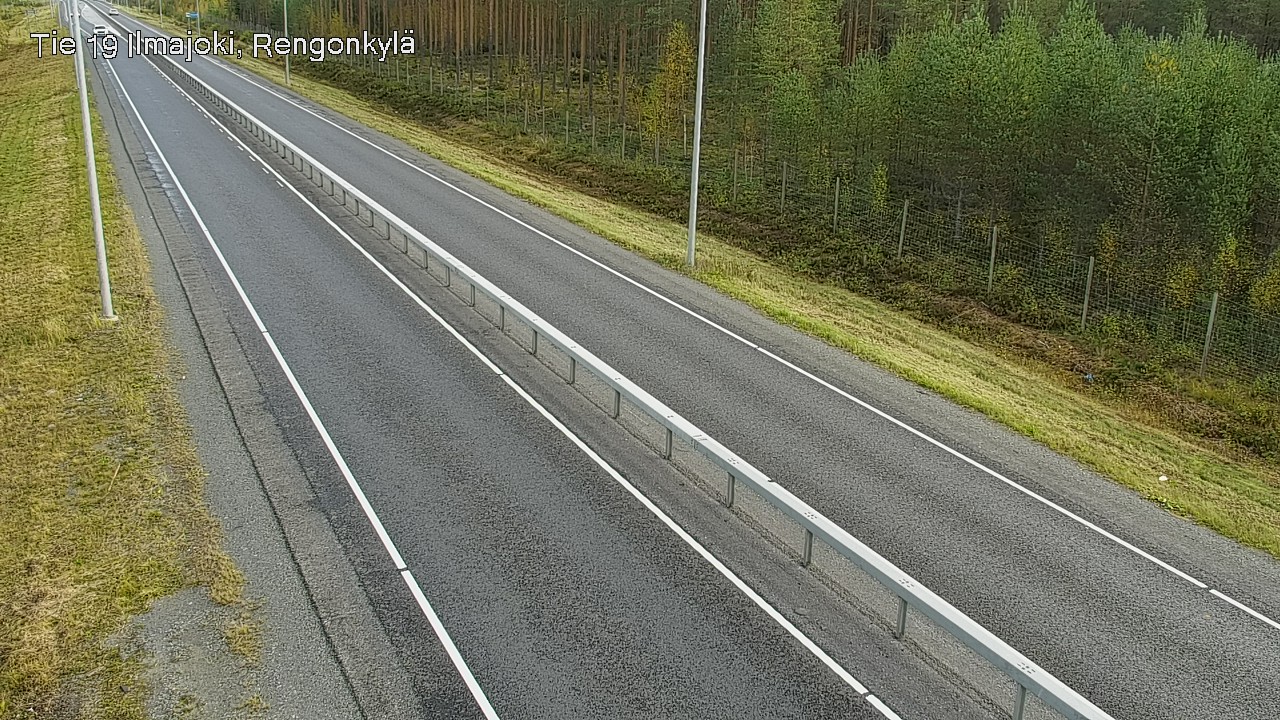 Weather Camera Image Väg 19 Ilmola, Rengonkylä, Ilmajoki, Etelä-Pohjanmaa