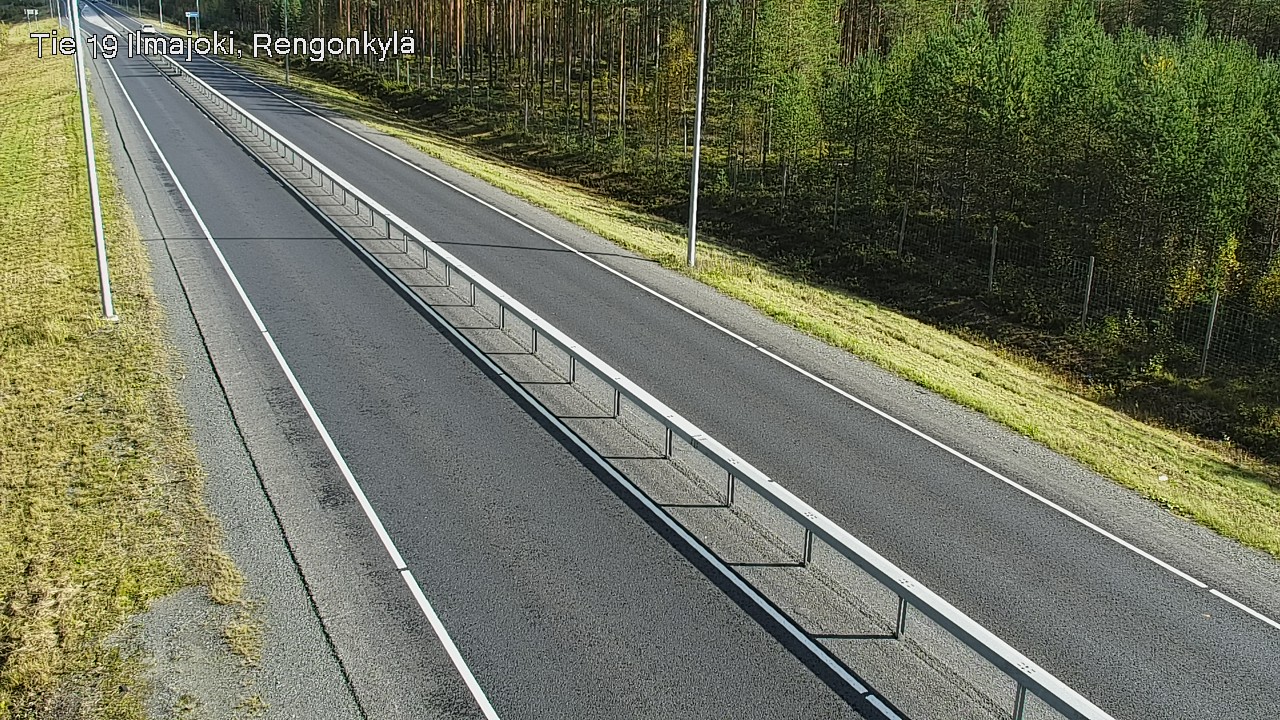 Weather Camera Image Väg 19 Ilmola, Rengonkylä, Ilmajoki, Etelä-Pohjanmaa