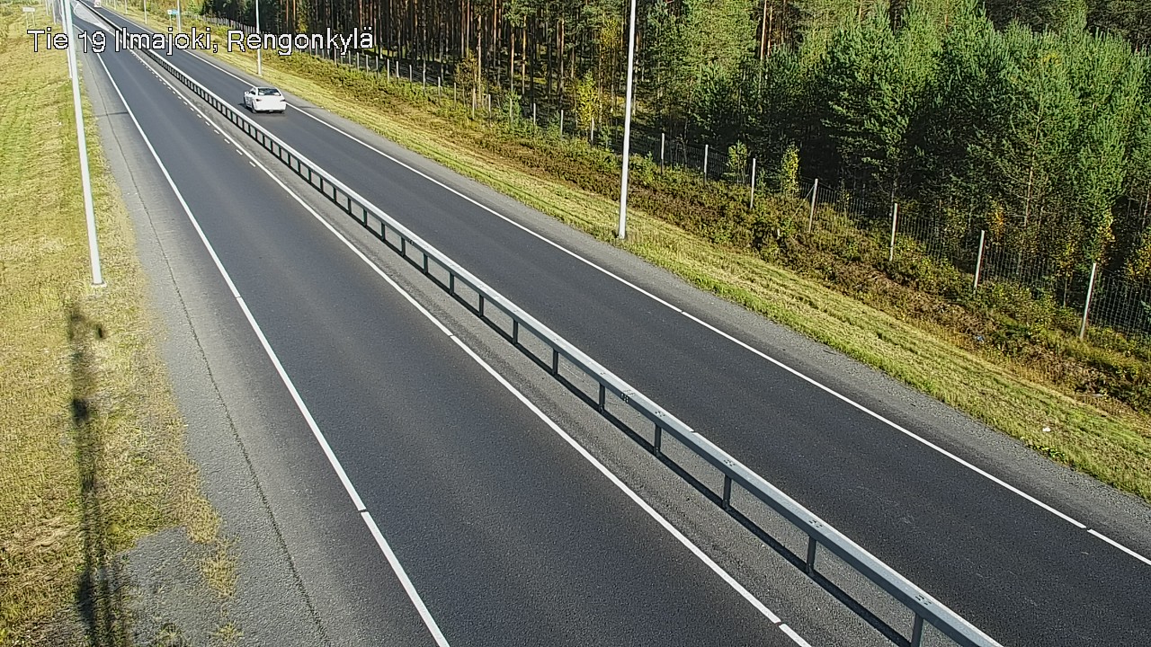 Weather Camera Image Väg 19 Ilmola, Rengonkylä, Ilmajoki, Etelä-Pohjanmaa