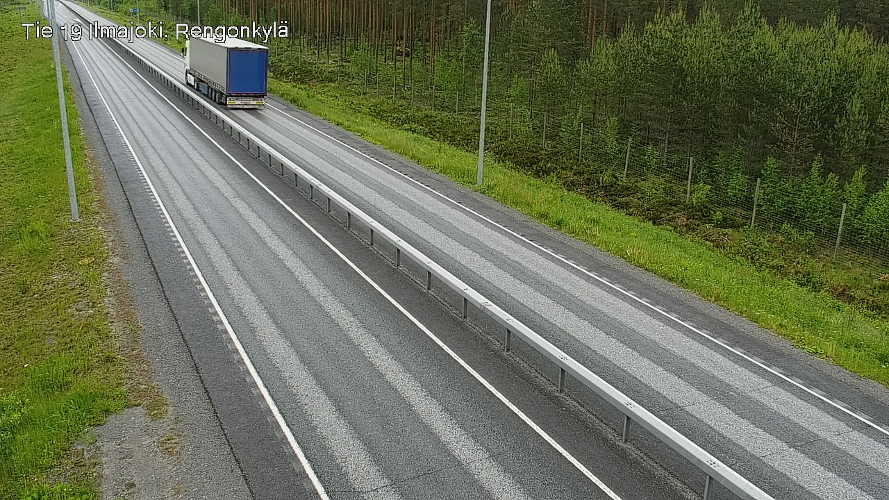 Weather Camera Image Road 19 Ilmajoki, Rengonkylä, Ilmajoki, Etelä-Pohjanmaa