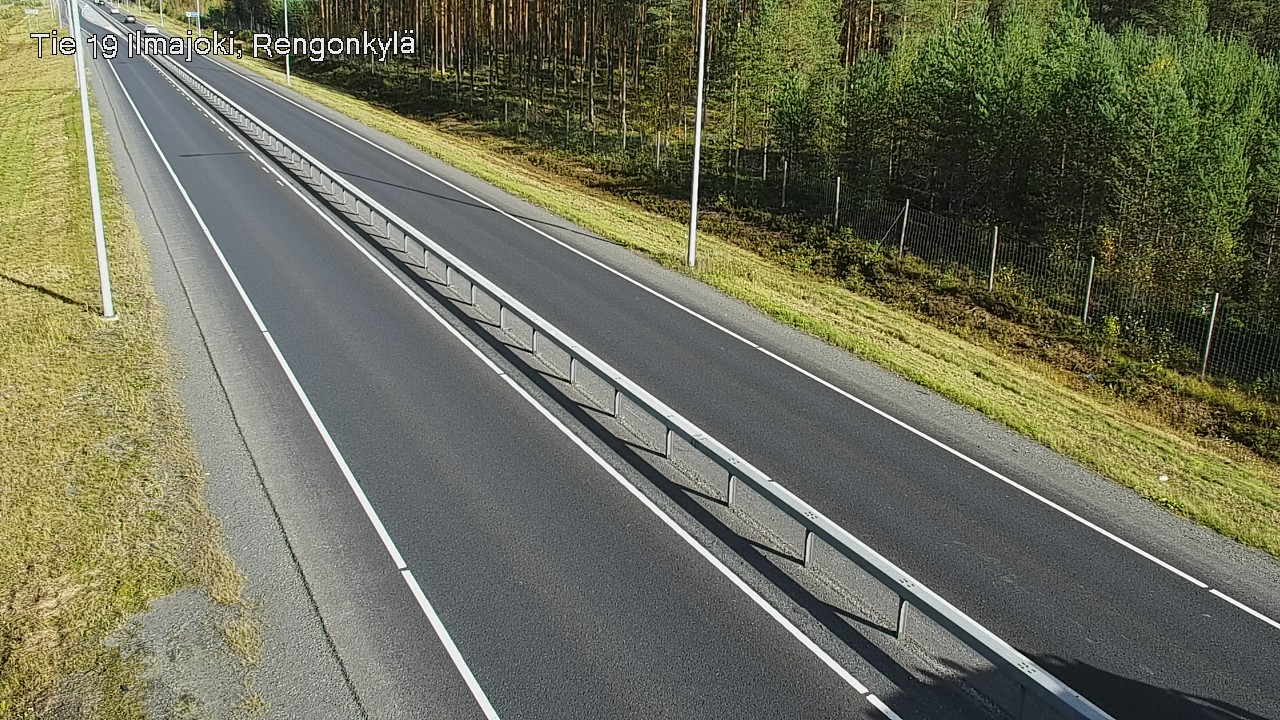 Weather Camera Image Väg 19 Ilmola, Rengonkylä, Ilmajoki, Etelä-Pohjanmaa