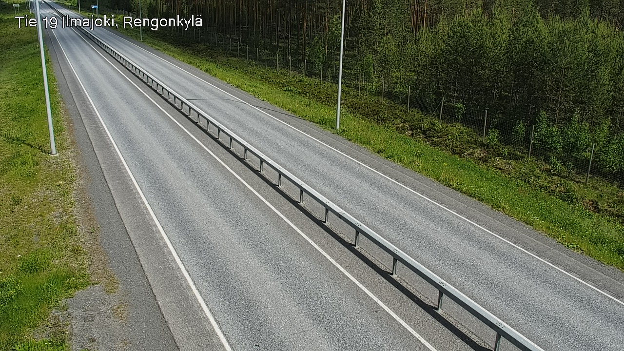Weather Camera Image Väg 19 Ilmola, Rengonkylä, Ilmajoki, Etelä-Pohjanmaa
