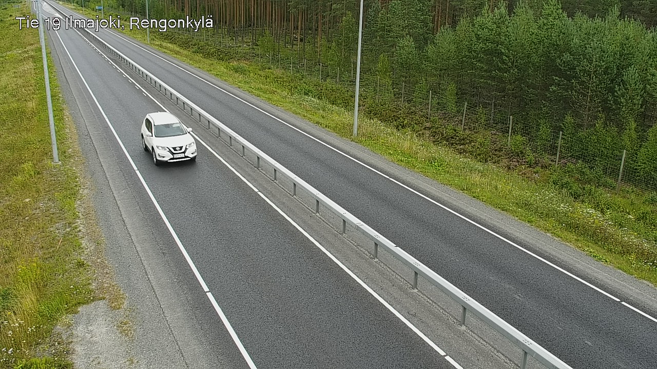 Weather Camera Image Road 19 Ilmajoki, Rengonkylä, Ilmajoki, Etelä-Pohjanmaa