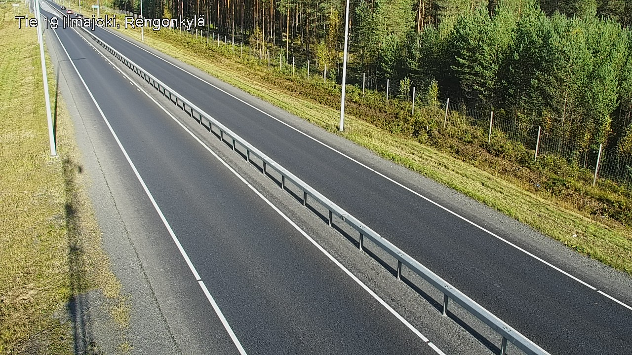 Weather Camera Image Väg 19 Ilmola, Rengonkylä, Ilmajoki, Etelä-Pohjanmaa
