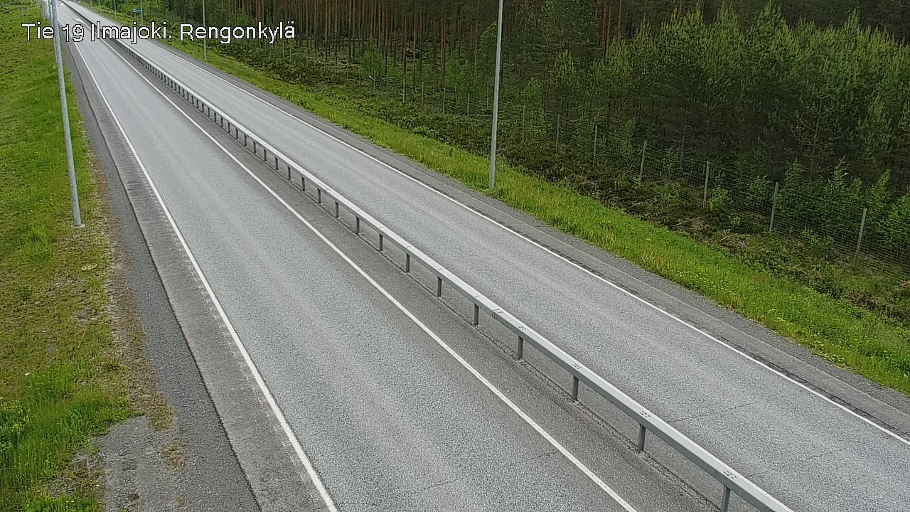 Weather Camera Image Road 19 Ilmajoki, Rengonkylä, Ilmajoki, Etelä-Pohjanmaa