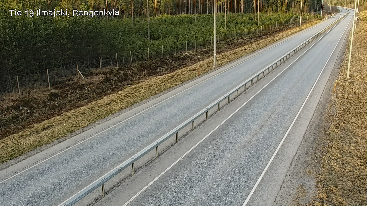Weather Camera Image Road 19 Ilmajoki, Rengonkylä, Ilmajoki, Etelä-Pohjanmaa