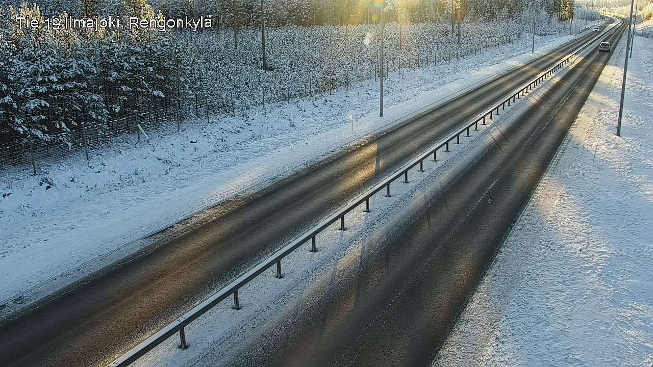Weather Camera Image Väg 19 Ilmola, Rengonkylä, Ilmajoki, Etelä-Pohjanmaa