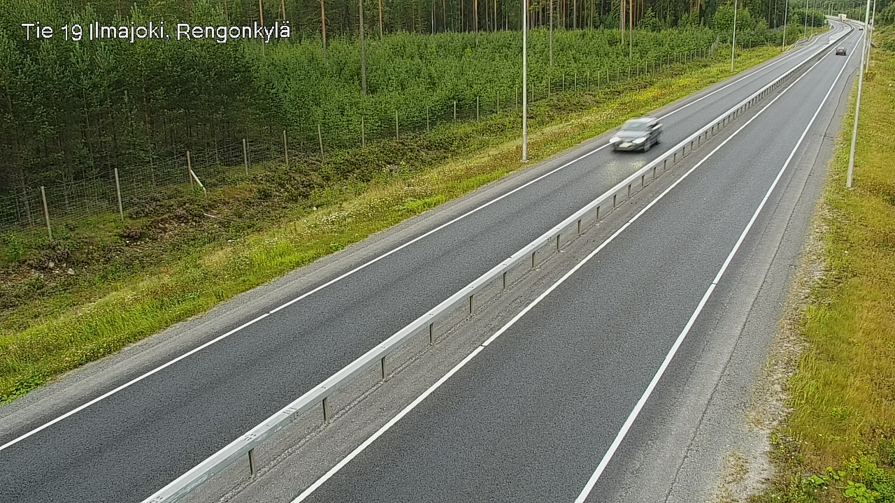 Weather Camera Image Road 19 Ilmajoki, Rengonkylä, Ilmajoki, Etelä-Pohjanmaa
